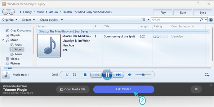 Edit MP3 file with WMP Trimmer Plugin - Picture 2