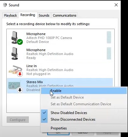 hd webcam splitter instead of realtek hd audio windows 7