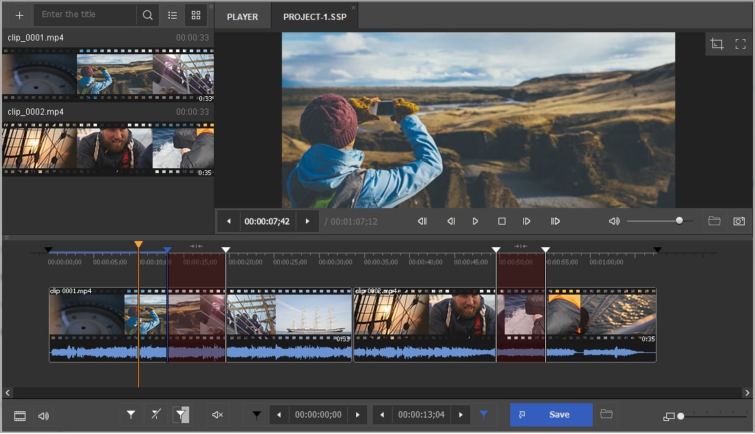 fast simple free mp4 video editor
